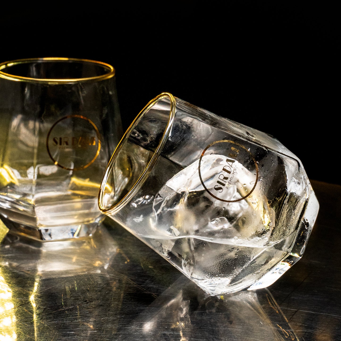 Sir Dam Vodka Giftbox + Glas - LED