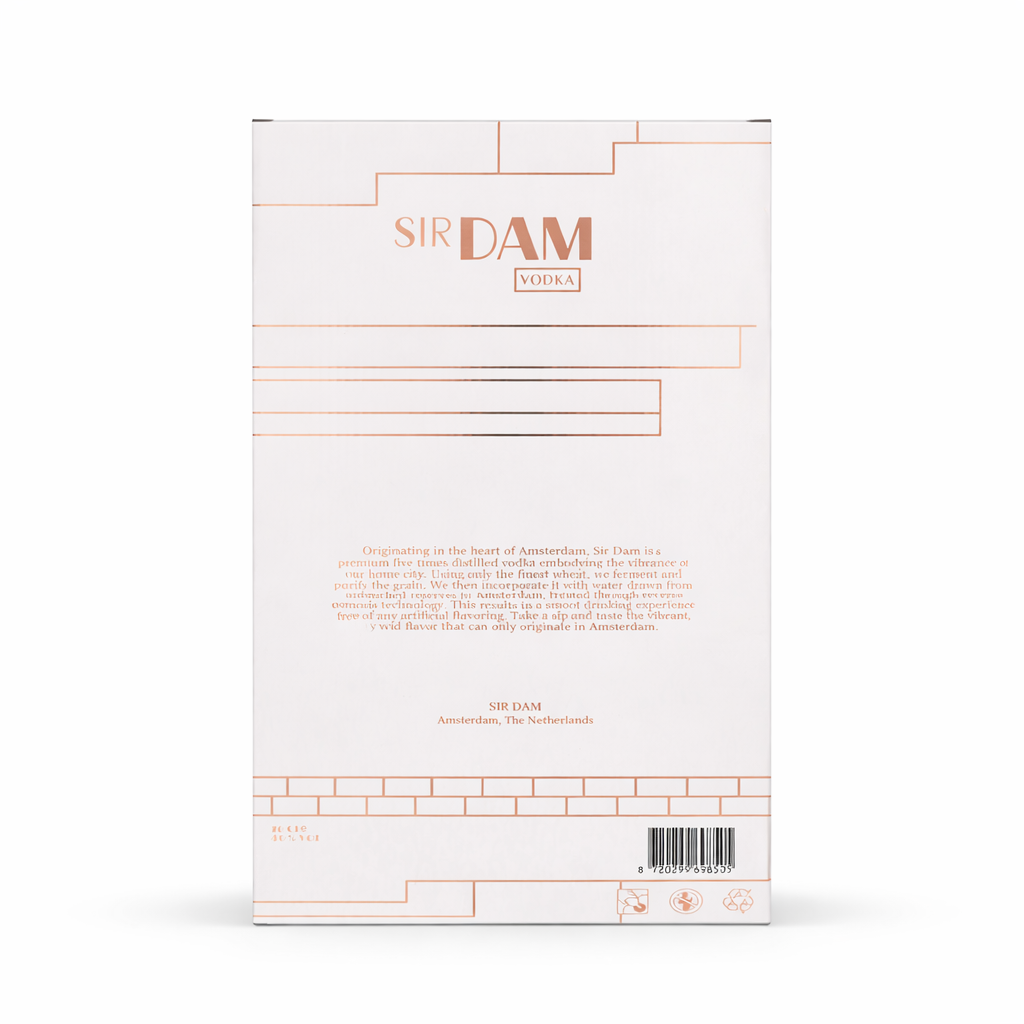 The Sir Dam Vodka Giftbox