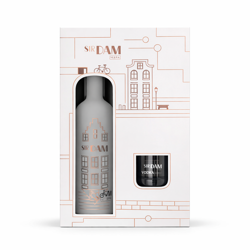 The Sir Dam Vodka Giftbox