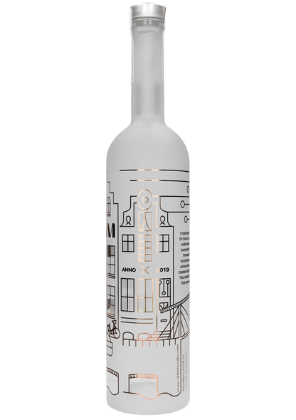 Sir Dam Premium Vodka 1,75L XXL — LED Fles