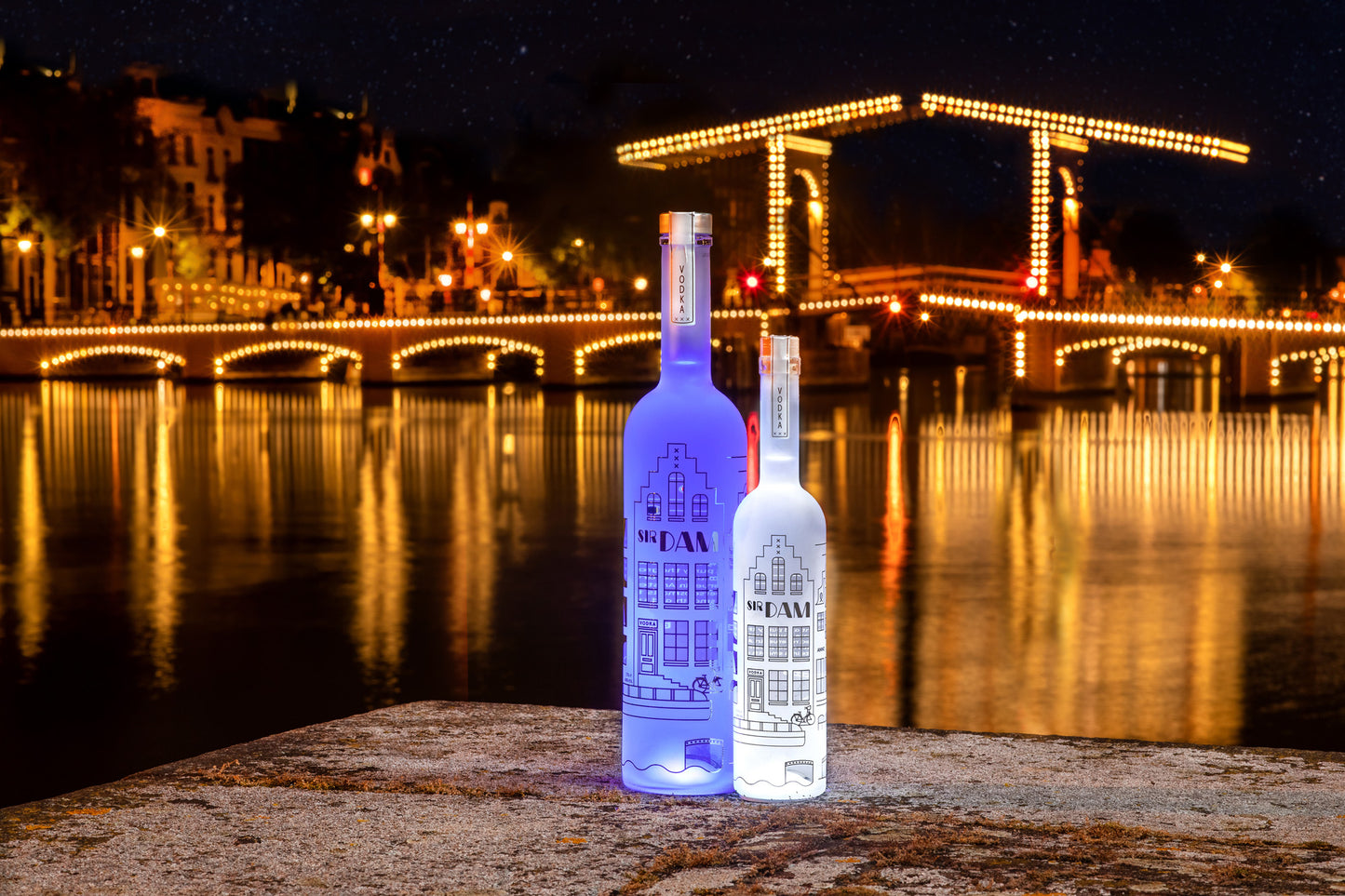 Sir Dam Premium Vodka 0,7L LED — Multicolor