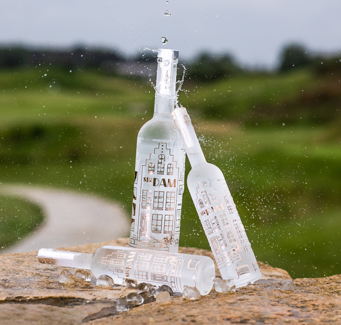 Sir Dam Premium Vodka 0,7L LED Multicolor — 5+1 Gratis